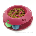 Cats Interactive Stimulating Ball Track Toy Feeder Bowl